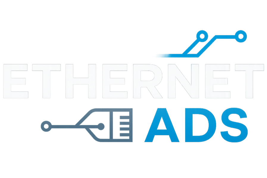 ETHERNET ADS TEXT LOGO